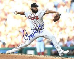 AUTOGRAPHED JESUS CRUZ 8X10 Atlanta Braves photo