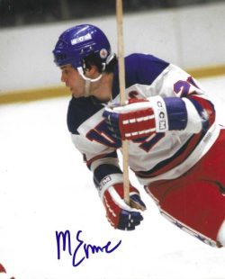Autographed MIKE ERZIONE 8X10 USA Photo - Gold Medal Winner