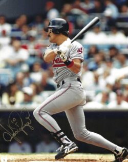 AUTOGRAPHED ALVARO ESPINOZA 8X10 Cleveland Indians Photo