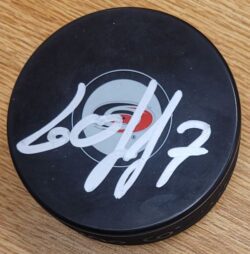 Autographed DMITRY ORLOV Carolina Hurricanes Hockey Puck