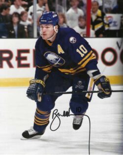 Autographed BRAD MAY 8X10 Buffalo Sabres Photo