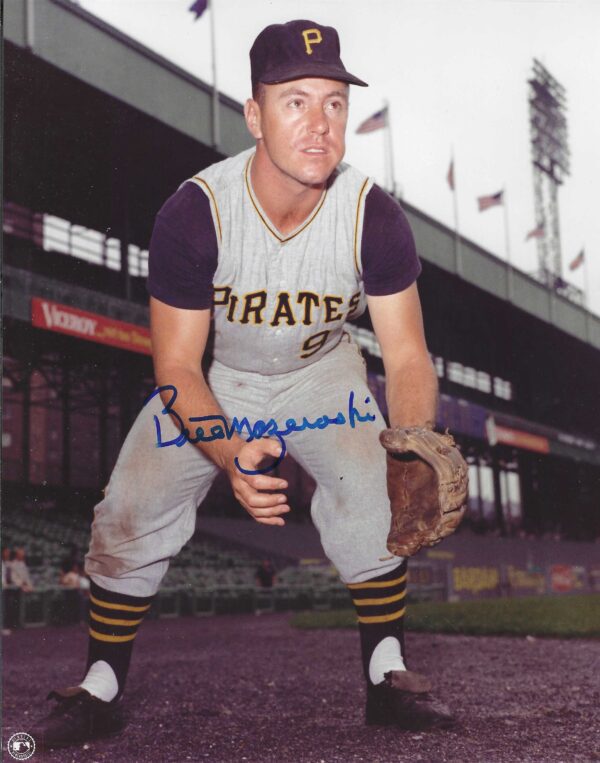 Autographed BILL MAZEROSKI 8x10 Pittsburgh Pirates 8x10 Photo