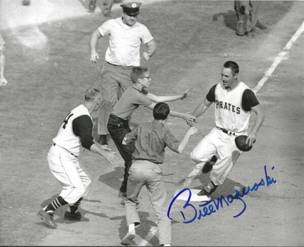 Autographed BILL MAZEROSKI 8x10 Pittsburgh Pirates 8x10 Photo