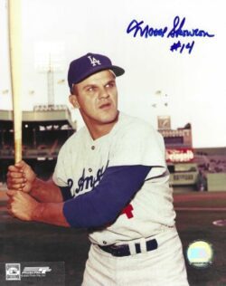 AUTOGRAPHED MOOSE SKOWRON 8X10 Los Angeles Dodgers Photo