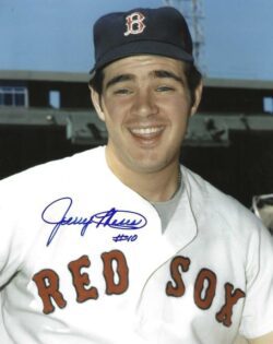 AUTOGRAPHED JERRY MOSES 8X10 Boston Red Sox photo
