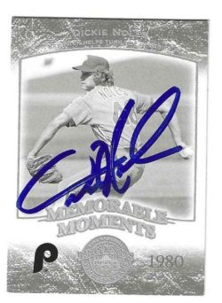 Autographed DICKIE NOLES 2004 Upper Deck Timeless Teams Card