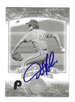 Autographed DICKIE NOLES 2004 Upper Deck Super Team Card