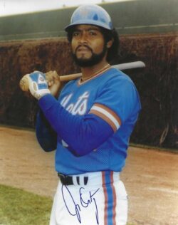 AUTOGRAPHED JUNIOR ORTIZ 8x10 New York Mets photo