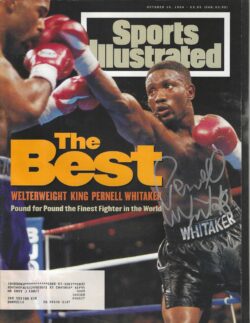 Autographed Pernell Whitaker Sports Illustrated Magazine 10/10/1994