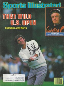 Autographed ANDY NORTH- Sports Illustrated 6/24/1985