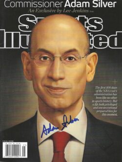 Autographed Adam Silver NBA Sports Illustrated Magazine 5/26/2014