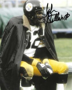 Autographed JOHN STALLWORTH Pittsburgh Steelers Photo