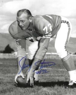 Autographed Jerry Sturm 8X10 Denver Broncos Photo