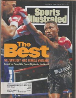 Autographed Pernell Whitaker Sports Illustrated Magazine 10/10/1994