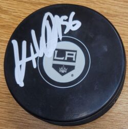 Autographed KURTIS MACDERMID Los Angeles Kings Hockey Puck