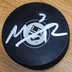 Autographed MATT ROY Los Angeles Kings Hockey Puck