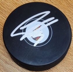 Autographed CRAIG ANDERSON Ottawa Senators Hockey Puck