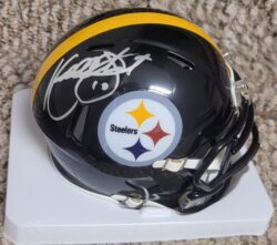 Autographed KORDELL STEWART  Pittsburgh Steelers Mini Helmet