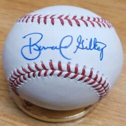 Autographed BERNARD GILKEY Official Major League Baseball