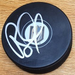 Autographed BRUCE CASSIDY Vegas Golden Knights Hockey Puck