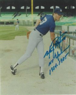AUTOGRAPHED MARTY BYSTROM 8x10 New York Yankees Photo