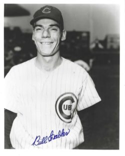 Autographed BILL GABLER 8X10 CHICAGO CUBS photo