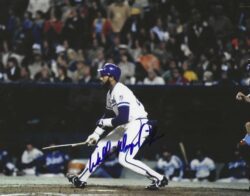 AUTOGRAPHED WILLE MAYS AIKENS 8x10 Kansas City Royals Photo