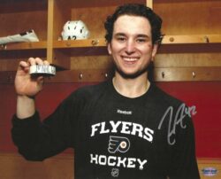 Autographed JASON AKESON 8X10 Philadelphia Flyers Photo