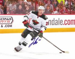 Autographed JONAS BRODIN 8X10 Minnesota Wild Photo
