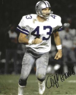 Autographed CLIFF HARRIS 8x10 Dallas Cowboys Photo