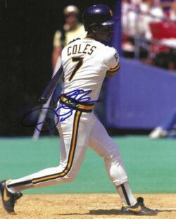 Autographed DARNELL COLES 8X10 Pittsburgh Pirates Photo