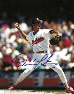 AUTOGRAPHED DENNIS MARTINEZ  8X10 Cleveland Indians Photo