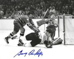 Autographed GARY DORNHOEFER 8X10 Philadelphia Flyers Photo