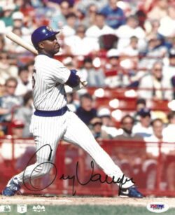 AUTOGRAPHED GREG VAUGHN 8x10 Milwaukee Brewers Photo PSA/DNA