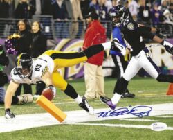 Autographed HEATH MILLER 8X10 Pittsburgh Steelers Photo JSA