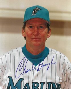 AUTOGRAPHED CHARLIE HOUGH 8x10 Florida Marlins Photo