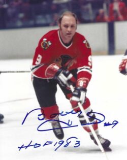 Autographed BOBBY HULL 8x10 Chicago Blackhawks Photo