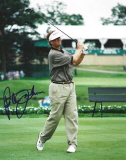 Autographed PETER JACOBSEN PGA 8x10 Photo