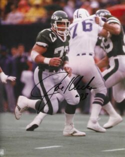 Autographed JOE KLECKO 8X10 New York Jets photo