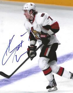 Autographed KYLE TURRIS 8X10 Ottawa Senators photo