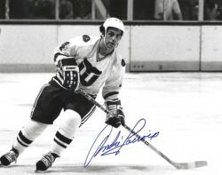 Autographed ANDRE LACROIX 8x10 Hartford Whalers Photo