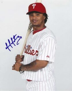 AUTOGRAPHED MICHAEL MARTINEZ  8X10  Philadelphia Phillies Photo