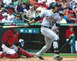 AUTOGRAPHED STEVEN MOYA 8x10 Detroit Tigers Photo