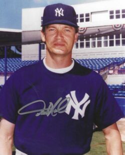 AUTOGRAPHED DICKIE NOLES 8x10 New York Yankees Photo