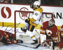 Autographed TOMMY NOVAK 8X10 Nashville Predators photo
