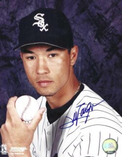 AUTOGRAPHED JIM PARQUE 8X10 Chicago White Sox Photo