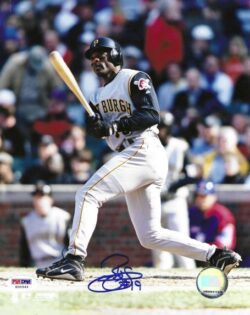 AUTOGRAPHED REGGIE SANDERS 8x10 Pittsburgh Pirates photo  PSA/DNA
