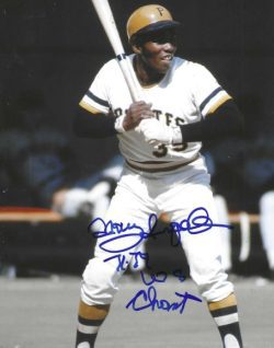 Autographed MANNY SANGUILLEN "71, 79 WS Champs" 8X10 Pittsburgh Pirates Photo