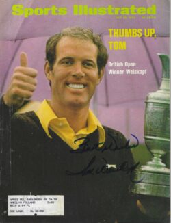 Autographed Tom Weiskopf Sports Illustrated Magazine 7/23/1973 w/COA