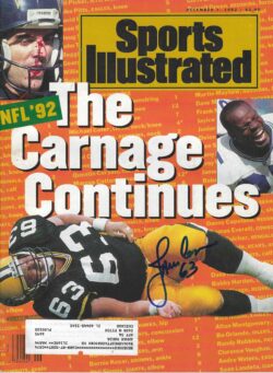 Autographed James Campen Green Bay Packers Sports Illustrated Magazine 12/7/1992
